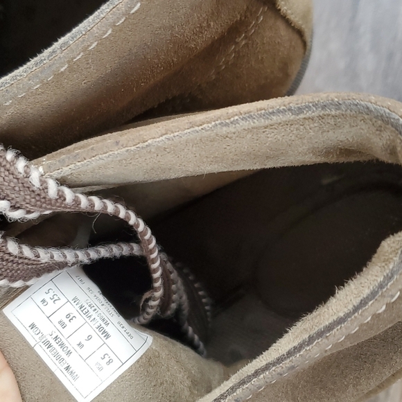 Eddie Bauer Women Suede Wedge Booties Shoes sz 8.5 - Picture 15 of 15